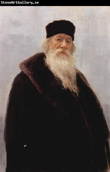 Ilya Repin Portrait of Vladimir Vasilievich Stasov, Russian art historian and music critic